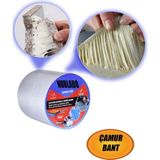 Nublado Çamur Çatı Izolasyon Ses Su Yalıtım Tamir Bandı Çamur Bant 10 cm x 2 Metre - Gri