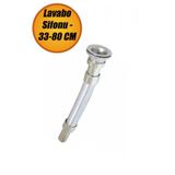 nublado Krom Kaplama Körüklü Lavabo Sifonu 33-80 Cm