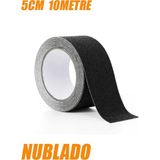 Nublado Merdiven Zemin Kaydırmaz Bant Yapışkanlı Kaymaz Bant Siyah 5 cm x 10 Metre