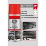 Nublado Sprey Pütür Su Tutmaz Ses Yalıtımlı Boyanabilir Kaplama Araç Araba Çamurluk Taş Darbe Koruma 400ML - Siyah - Kırmızı