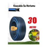 nublado Termo Kauçuklu Bahçe Hortumu 30 Metre Dayanıklı 3 Katlı Sağlam Su Sulama Yıkama Hortum 12.5 mm 1/2"M