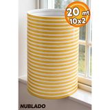 NUBLADO Yapışkanlı Kapı - Pencere Bandı Fitili Soğuk İzolasyon Kauçuk Bantları 10x2=20 Metre (BEYAZ)
