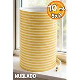 Nublado Yapışkanlı Kapı - Pencere Bandı Fitili Soğuk Izolasyon Kauçuk Bantları 5x2=10 Metre (Beyaz) - 5x2= 10
