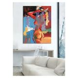 Nude Soyut El Yapımı Yağlı Boya Tablo 74x97cm