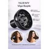 NUEMY Dalgalandırıcı VİGO Başlık Difüzör Saç Kurutma Fön Makinesi Başlığı