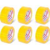 Nuga 45 mm x 100 mt Sarı Koli Bandı 6 Adet