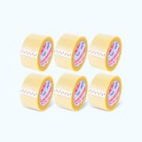 Nuga 57 mm x 100 mt Şeffaf Koli Bandı Hotmelt Red 6 Adet