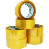 Nuga 6 Adet Şeffaf Koli Bandı 45 Mm x 100 Metre 38 Mikron Akrilik (6 Adet)
