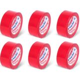 Nuga Bant 45 mm x 100 mt Kırmızı Koli Bandı 6 Adet