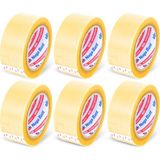 Nuga Bant 45 mm x 100 mt Şeffaf Koli Bandı Hotmelt Red 6 Adet