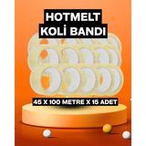 Nuga Bant Hotmelt Koli Bandı 45 x 100 Metre ( 15 Adet )
