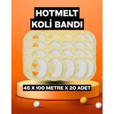 Nuga Bant Hotmelt Koli Bandı 45 x 100 Metre ( 20 Adet )