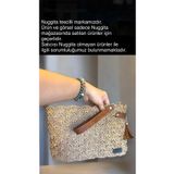 Nuggita Kadın Handmade Kese Kağıdı Clutch Portföy Çanta