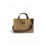 Nuggita Totebag Camel Mumlu Kanvas Çanta - Orijinal Boy