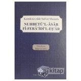 Nuhbetü'l-Asar Fi-Fera'idi'l-Eş'ar Türk Tarih Kurumu