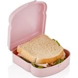 Nuit Concept 2 Adet Qlux Ideas Beslenme Kabı Okul Kamp Piknik Ofis Tost Sandviç Atıştırmalık Saklama Taşıma Kabı L-00410 - Pembe