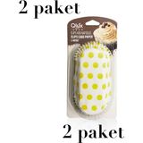 Nuit Concept 2 Paket Elips Kek Kapsülü Kağıt Kek Kalıbı Bpa Içermez Qlux Ideas L-00167 Karışık Renk - 26 x 26 x 7 cm