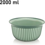 Nuit Concept Qlux Ideas 2 Renkli Kase Bpa Içermez Salata Meyve Cips Pop Corn Sofra Sunum Kasesi - Yeşil - 1 x 2000 ml