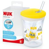 NUK Action Pipetli Bardak, 230 ml, Kedi