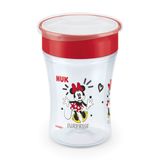 NUK Magic Sihirli Bardak, 230 ml, Kırmızı, Minnie