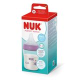 NUK Perfect Match PP Biberon, 150 ml, Hipopotam