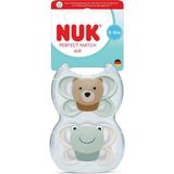 Nuk Pm Air 2'li Emzik, 0-6 Ay, Beyaz/yeşil, Unisex (5 Adet)
