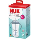 Nuk Pm Pipetli Alıştırma BARDAĞI,260ML, Mavi,erkek - Renkli