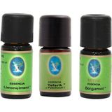 Nuka Defne Organik Limon Çimeni Yağı Bergamot Yağı Paçuli Tefarik Yağı 5 Ml. 3 'lü Paket