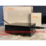 Nuka NK-893 Modem Ups 12V Kesintisiz Güç Kaynağı Extra ONU,ONT ÇIKIŞLI (Optik Ağ Terminal) 5200AMPER Wifi Router Adsl Vdsl Fibernet Besleme 3 Amper