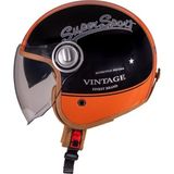 Nukro B-108 Super Sport Black Orange Yazlık Motosiklet Kaskı - Çok Renkli