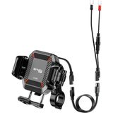Nukrotech M33 Plus Titreşim Modüllü Telefon Tutucu ( Kablosuz ve Type-C Şarjlı ) - Siyah