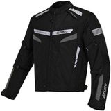 Nukrowear Stealth Pro Gri 4 Mevsim Erkek Motosiklet Ceketi - Siyah