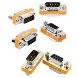 Null Modem 9 Pin Çevirici Erkek -erkek,dişi-dişi ,dişi-erkek 3'lü Çevirici Set