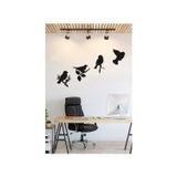Numa Concept Dekoratif Modern Dörtlü Kuş Duvar Dekorasyon Ürünü