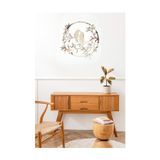 Numa Concept Dekoratif Serçe Mdf Üzeri Gold Pleksi Tablo 30x30