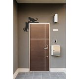 Numa Concept Kediler Kapı Sol Köşe Dekoru Mdf Duvar Dekorasyon Lazer Kesim