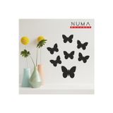 Numa Concept Kelebek Duvar Süsü 7'Li Mdf Duvar Dekorasyon Ürünü Her Biri 6X4 Cm