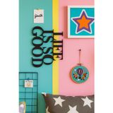 Numa Concept Life İs So Good Ahşap Duvar Dekorasyon Ürünü – 25X20 Cm