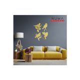 Numa Concept Modern 4'Lü Kuş Mdf Üzeri Gold Pleksi Duvar Dekorasyon Lazer Kesim