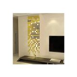 Numa Concept Mozaik Ayna Gold Pleksi 100'Lü Duvar Dekorasyon Her Biri 3X3 Cm
