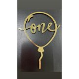 Numa Concept One Gold Pleksi Pasta Süsü Lazer Kesim 15x11 Cm