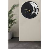 Numa Concept Tango Dans Mdf Duvar Dekorasyon Lazer Kesim Duvar Saati 32X32 Cm