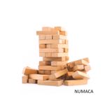 Numaca Jenga 54 Parça Ahşap Denge Oyunu Ahşap Yapı Blokları Kule Oyunu Eğitici Oyuncak