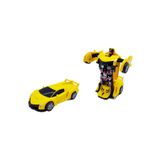 Numaca Oyuncak Robota Dönüşen Araba Ferrari Model Sert Plastik Otomatik Dönüşen Çek Bırak Robot Araba 13 cm