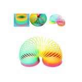 Numaca Oyuncak Stres Yayı Gökkuşağı Karışık Renkli Büyük Boy Rainbow Stres Yayı Renkli Eğlenceli Yay