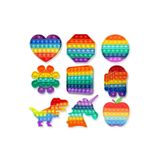 Numaca Pop It Push Buble Fidget Gökkuşağı Özel Pop Duyusal Oyuncak Zihinsel Stres Popit 1 Adet