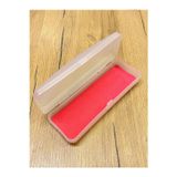 Numaralı Gözlük Kılıfı Çizilme Önleyici Gözlük Kabı Kurum Gözlük Kılıfı Kırmızı 14x4 Cm