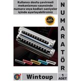 #Numaratör Araç İç Park Telefon Numarası Yazıcı Şık Çevirmeli Ayarlı Torpido Üstü Silindir Numaratör