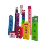 Numberblocks Matematik Eğitici Geçmeli Birim Küpler Bloklar - Renkli