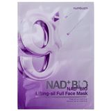 Numbuzin No.9+ NAD+ Bio Lifting Full Face Mask (1 adet) - Peptid ve Kolajen Destekli İki Parçalı Yüz Şekillendirici Maske + Lifting Band